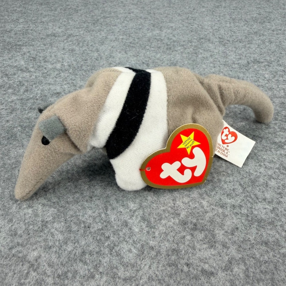 TY Beanie Baby - Antsy the Anteater - Tags Stuffed Animal McDonald's 1993